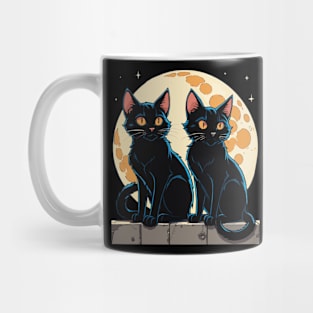 Twilight Twins: Black Cats Mug